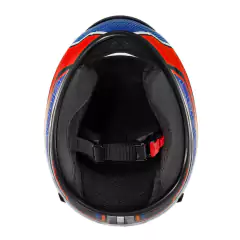 Capacete Sky Two Legends Preto Fosco Transfer Vermelho - 56 - loja online