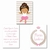 Kit com 3 Placas Decorativas Personalizadas em MDF - Tema Bailarina