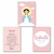 Kit com 3 Plaquinhas Decorativas em MDF - Religioso - Lilás Mimos e Personalizados: Quadrinhos Decorativos para Quarto de Bebê