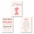 Kit com 3 Plaquinhas Decorativas em MDF - Santo Anjo - Lilás Mimos e Personalizados: Quadrinhos Decorativos para Quarto de Bebê