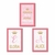 Kit com 3 Plaquinhas Decorativas - Tema Coroa - comprar online