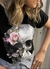 T-Shirt Caveira Flores - loja online