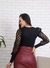 Blusa Manga Longa Tule Poá - comprar online
