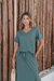 Conjunto Saia Midi Com Fendas Laterais