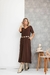 Vestido Longo Com Fendas Laterais Outono Inverno - comprar online