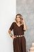 Vestido Longo Com Fendas Laterais Outono Inverno - loja online