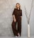 Conjunto Feminino Calça Wide Leg e Blusa Golão Moletinho - comprar online