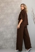 Conjunto Feminino Calça Wide Leg e Blusa Golão Moletinho - Donna Miranda Concept | Roupas Femininas