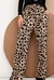 Calça Pantalona Animal Print Onça em Viscolycra Premium