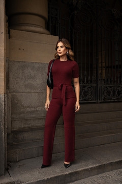 Conjunto Paula vinho