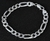 Kit 9mm 3x1 Corrente de Prata 925 60cm + Pulseira de Prata 925