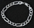 Kit 9mm 3x1 Corrente de Prata 925 70cm + Pulseira de Prata 925