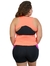Imagem do Regata Detalhes Costas Plus Size- Laranja