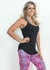 Regata com Alças Trançadas - Dry Fit Preto