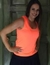 Regata Básica Fitness - Laranja - CorpusFit Moda Fitness, Praia e Casual