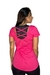 T-shirt com X costas - Dry Fit Rosa - comprar online