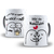 CANECA PORCELANA BRANCA - PERSONALIZADAS COM O FLORK PARA O DIA DOS NAMORADOS - Blum Personalizados