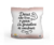 ALMOFADA BRANCA PERSONALIZADA - AMANHECER COM DEUS - FORÇA - Blum Personalizados