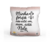 ALMOFADA BRANCA PERSONALIZADA - AMANHECER COM DEUS - FORÇA - comprar online