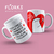 CANECA PORCELANA BRANCA - PERSONALIZADAS FLORK PARA O DIA DOS NAMORADOS - loja online