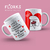 CANECA PORCELANA BRANCA - PERSONALIZADAS FLORK PARA O DIA DOS NAMORADOS - comprar online