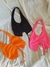 Top crepe frunce y mariposa