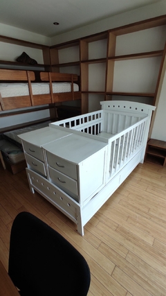 Cama cuna para bebe Venecia blanca - comprar en línea