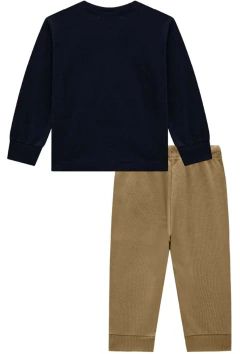 Conjunto Lucboo de Camiseta em Meia Malha e Calça Skinny - Amora