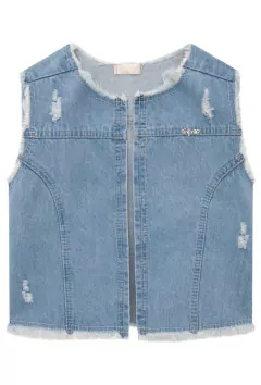 Colete Infanti Jeans - Amora