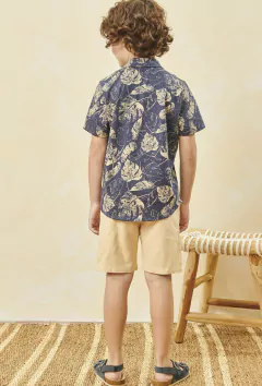 Conjunto Lucboo Azul Folhas na internet