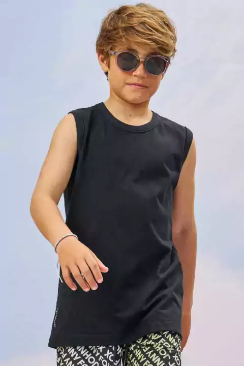 Regata John Fox Meia Malha Preta