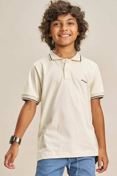 Camisa John Fox Polo Meia Malha Vermelha - comprar online