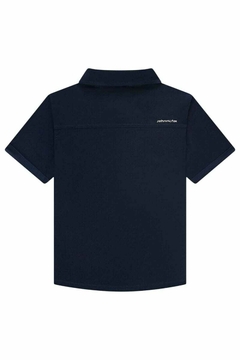 Camisa John Fox Linho Deluxe Azul - Amora
