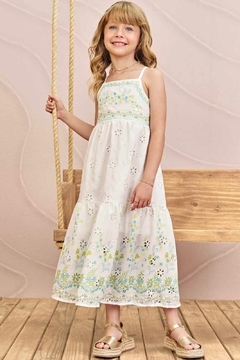 Vestido Infanti Branco em Sunny