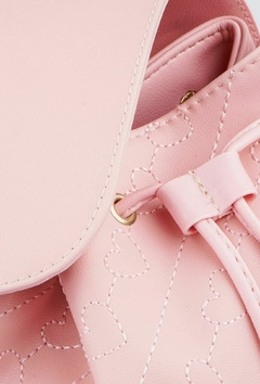 Bolsa Pampili Rosa Glace com Bordados - loja online