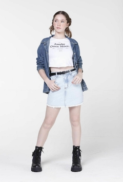 Camiseta Vallen em Cotton Branco - comprar online