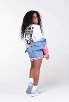 Camiseta Vallen Over Branco - Amora