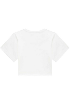 Camiseta Vick&Vicky Boxy Over em Meia Malha Off White na internet