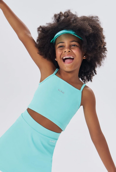 Saia Kukiê Esportiva em Poliamida com Shorts Embutido - comprar online