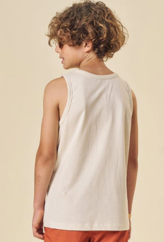 Regata John Fox Meia Malha Bege - Amora