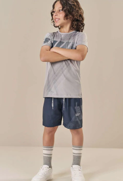 Conjunto Lucboo de Camiseta em Malha Dry Yuki e Bermuda em Nylon - comprar online