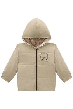 Jaqueta Lucboo Puffer Reversivel em Nylon Mesclado na internet