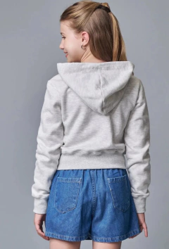 Jaqueta Lilimoon Boxy com Capuz em Moletom com Pelúcia - comprar online