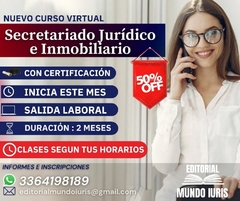Curso Secretariado Jurídico e Inmobiliario
