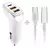 Carregador Veicular Carro Turbo 38w 3 Usb Tipo C Pd Kaidi - comprar online