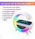 Imagem do Luminária G Speaker Rgb Bluetooth Carregador Indução Relógio