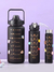 Kit Garrafa Motivacional Academia Com Adesivos 2000ml 900ml 300ml