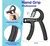 Hand Grip Ajuste 5kg A 60kg Fisioterapia Exercício Antebraço - comprar online