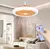 Ventilador De Teto C/ Luz Led Integrada Bocal De Lâmpada 30w