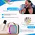 Caixinha De Som Karaokê Bluetooth 2 Microfones Sem Fio Led na internet